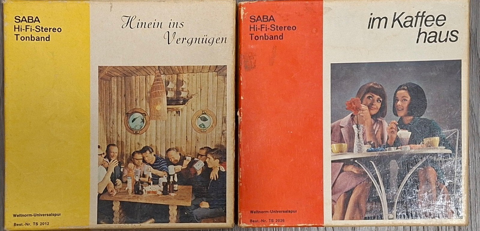 2 Vintage Saba Hi-Fi-Stereo bandrecorder Banden, Audio, Tv en Foto, Bandrecorders, Ophalen of Verzenden