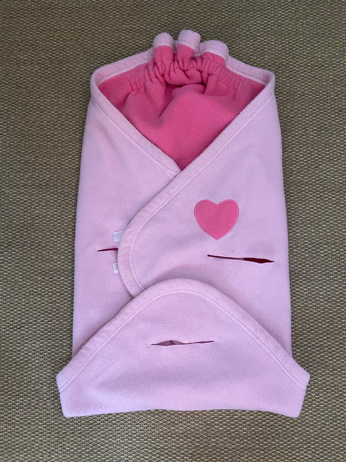 Maxi-Cosi deken roze met hartje - Bambino, Gevoerd, Roze, Deken, Bambino