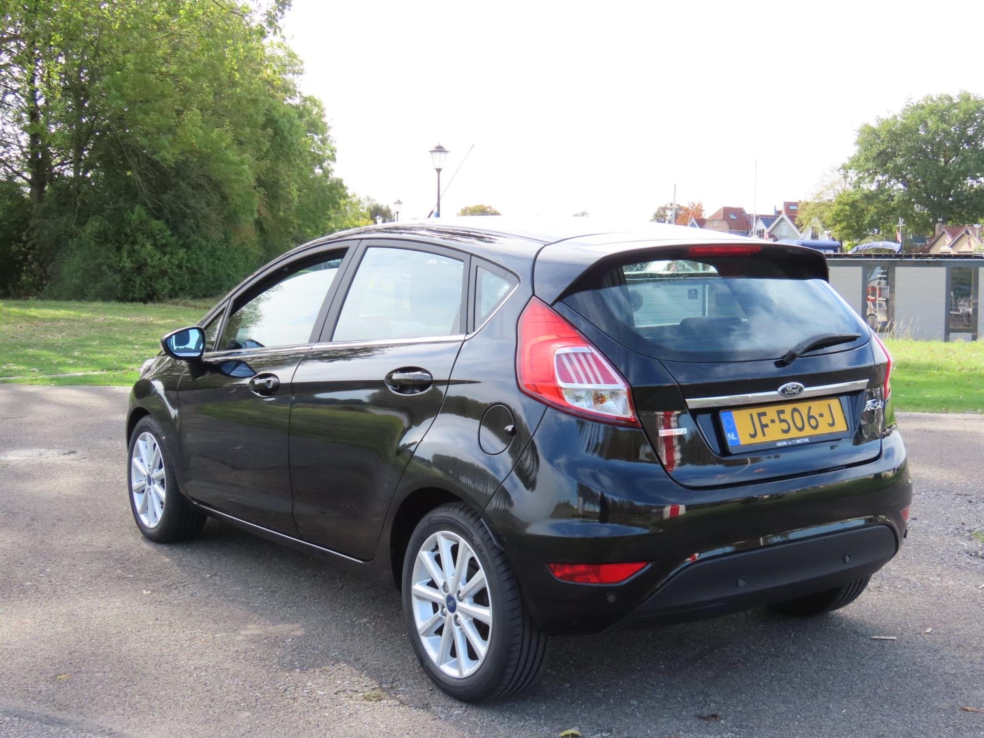 Ford Fiesta 1.0 EcoBoost Titanium *1e EIG ! *Cruise *Automaa, Auto's, Zwart, Origineel Nederlands, 560 kg, Hatchback