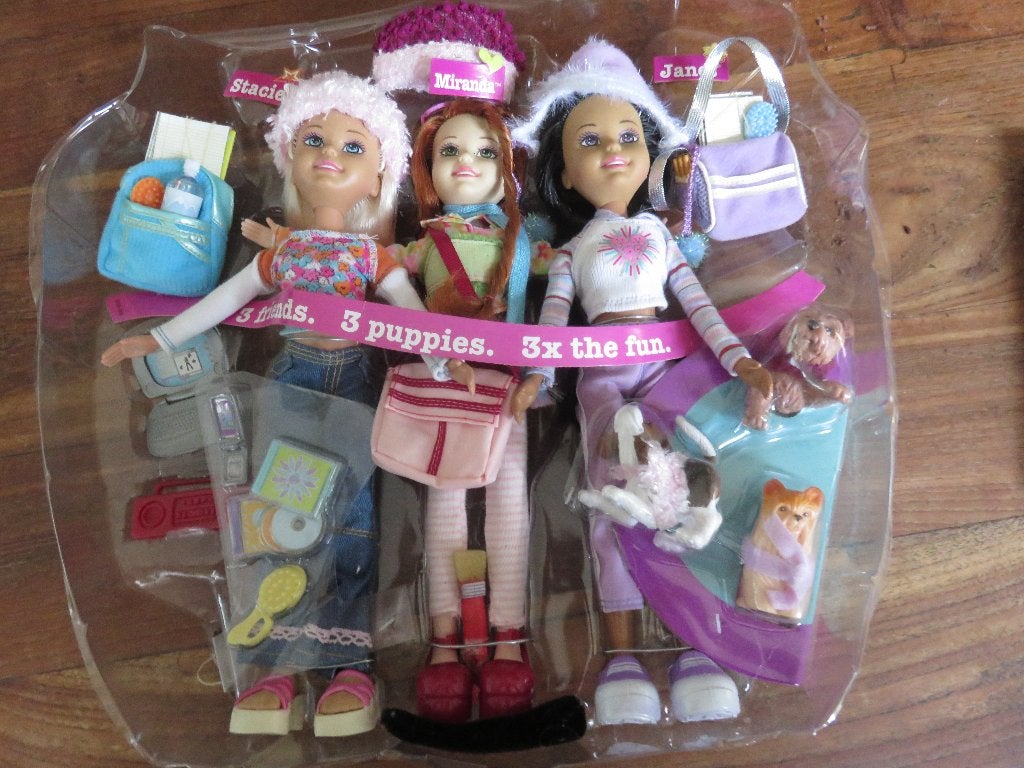 3 GROTE SHELLY/ STACIE  POPPEN  NIEUW, Ophalen of Verzenden, Nieuw, Pop