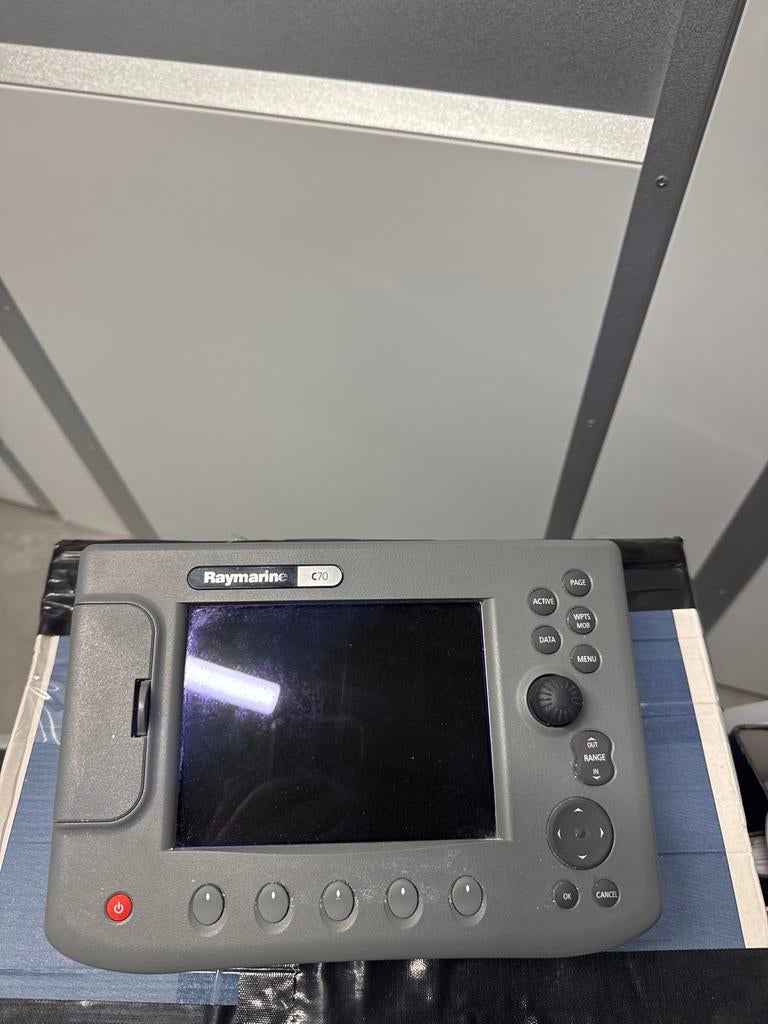 Raymarine C70 Kaartplotter/Fishfinder en radarbol, Ophalen, Gebruikt, Kaartplotter of Fish Finder