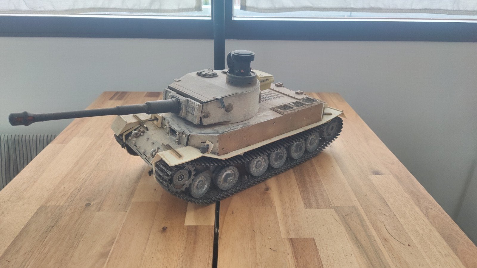 RC tank Tiger I (p) Porsche 1:16 Tamiya, Ophalen, Gebruikt