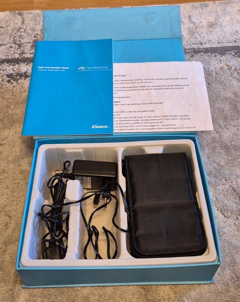 Satelliet meter Xsarius Satmeter Pro., Ophalen of Verzenden, Zo goed als nieuw, (Schotel)antenne-accessoires, Overige merken