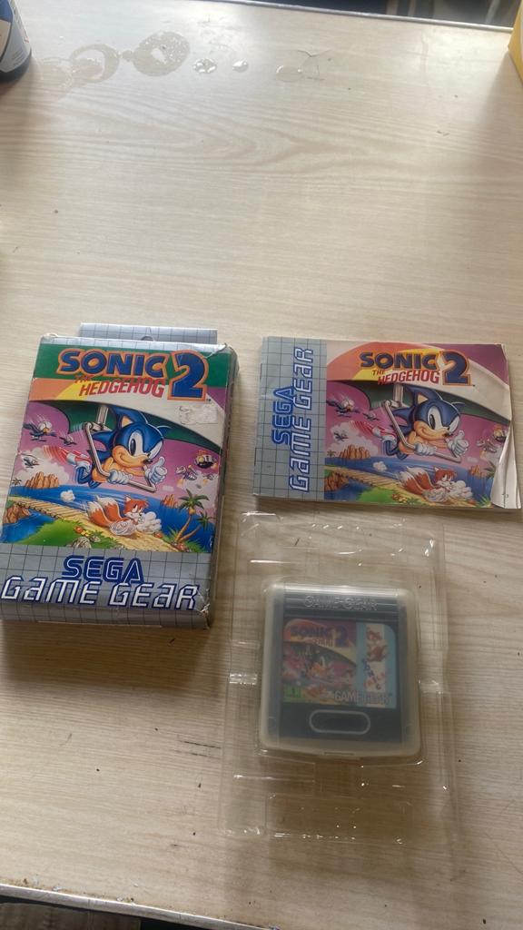 Sonic 2 - Sega Game Gear, Spelcomputers en Games, Spelcomputers | Sega, Ophalen of Verzenden, Gebruikt, Zonder controller, Game Gear