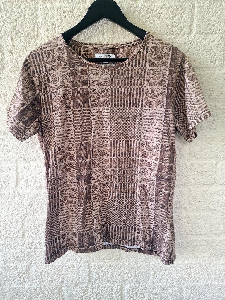 Paisley patchwork top XL katoen vintage look, Beige, Maat 46/48 (XL) of groter, Ophalen of Verzenden, Zo goed als nieuw