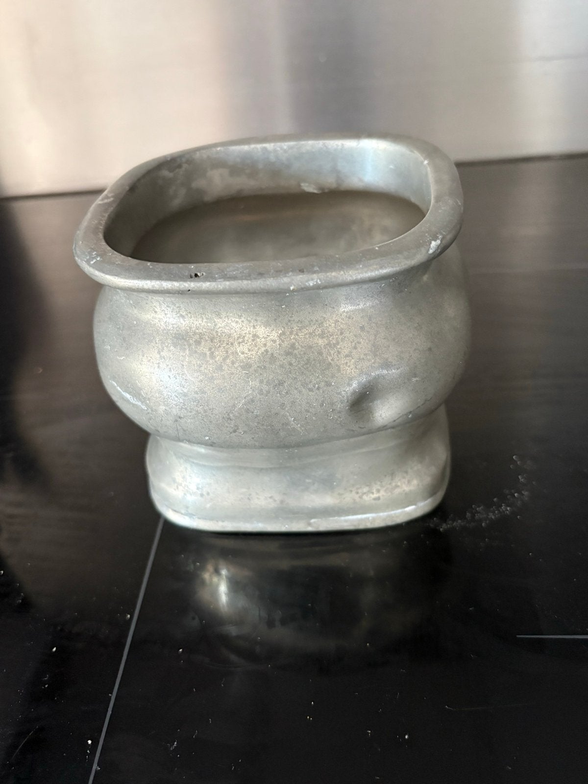Vintage tinnen cachepot Medieval Portugal 95% tin, Ophalen of Verzenden