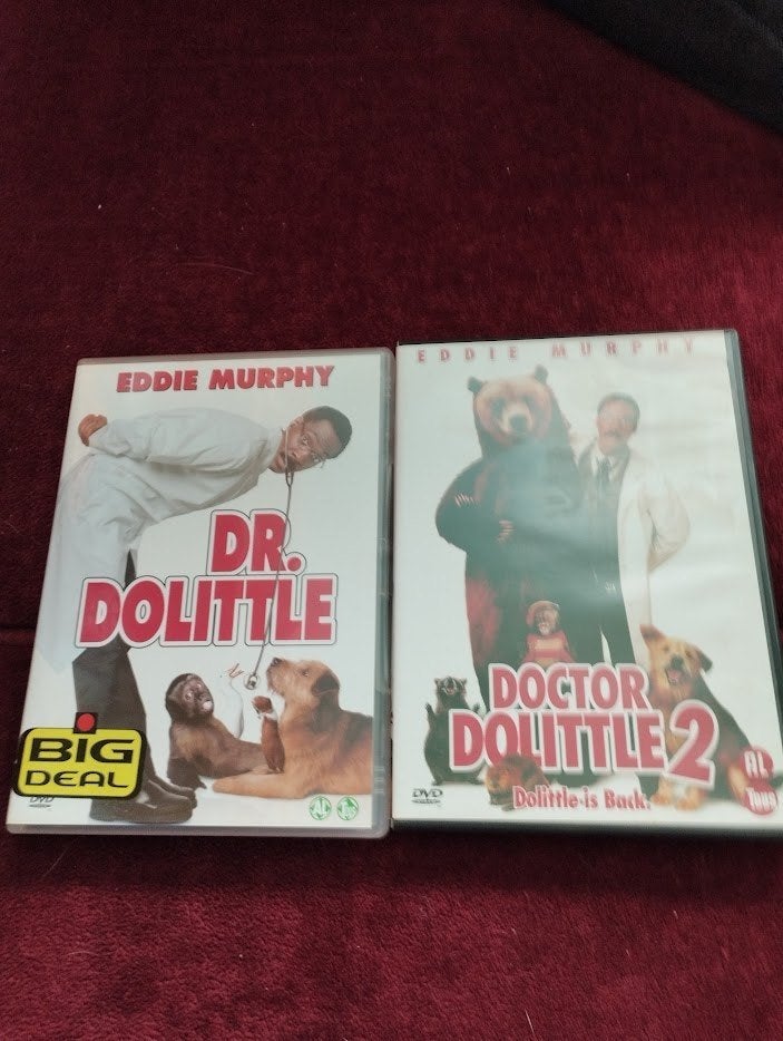 dr dolittle op dvd, Alle leeftijden, Ophalen of Verzenden, Zo goed als nieuw, Actiekomedie