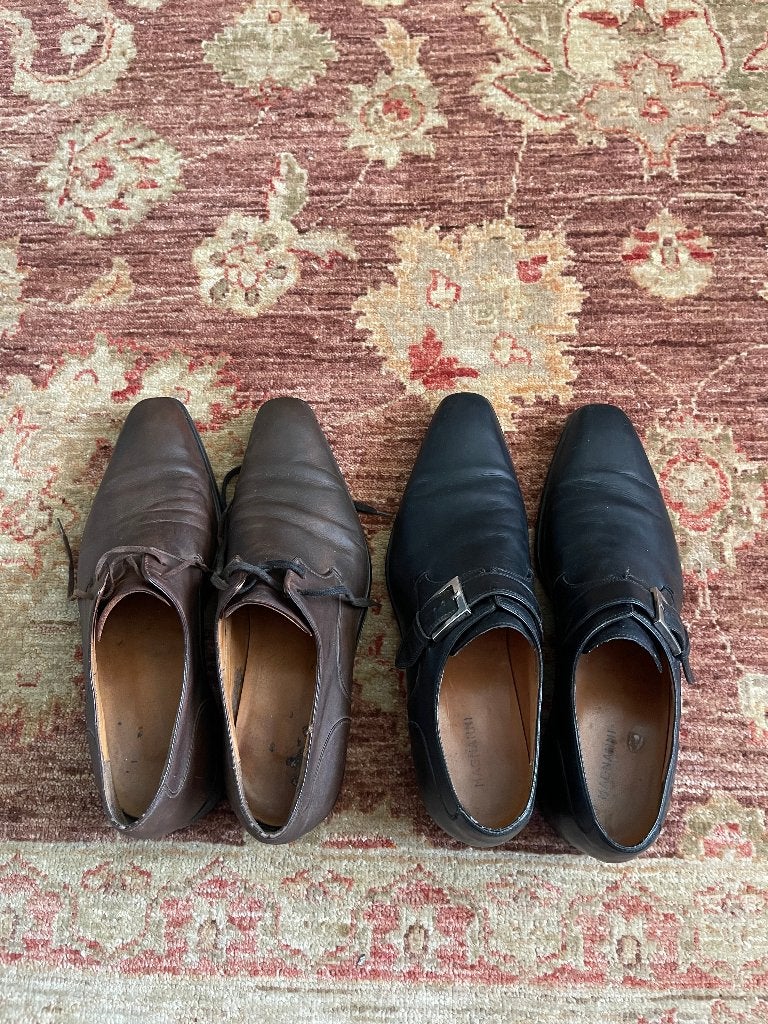 2x !MAGNANNI heren schoenen igst PRIJS VERLAAGD!, Ophalen of Verzenden, Zo goed als nieuw, Bruin, Gespschoenen
