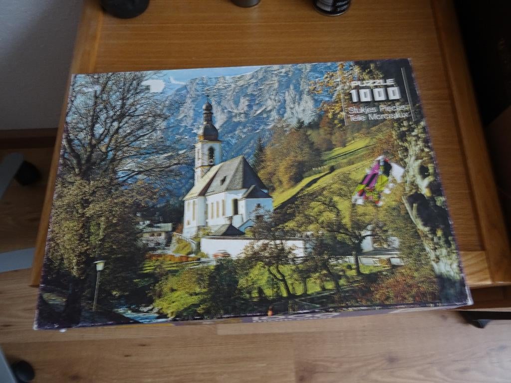 Twee puzzels van 1000 stukjes, Ophalen of Verzenden, Gelezen, Folder