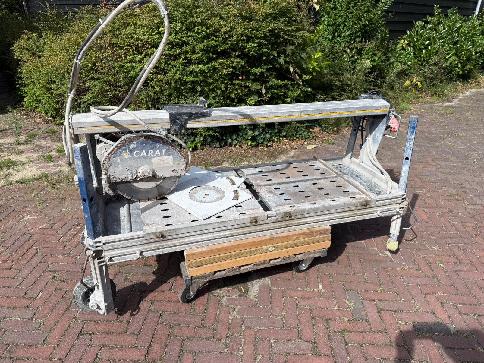 Carat waterzaag  P-3520 230v, Ophalen, Gebruikt, 70 mm of meer, Overige typen