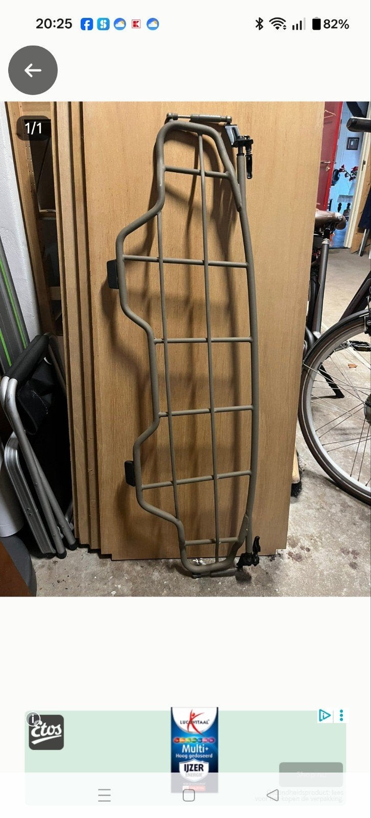 Hondenrek / Bagagerek voor auto, Ophalen of Verzenden