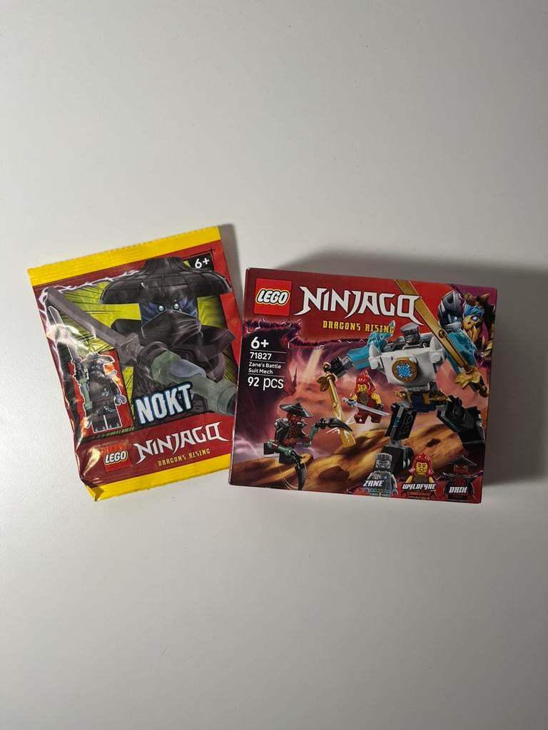 Lego Ninjago sealed - Nokt Minifiguur & 71827 Zane’s mech, Kinderen en Baby's, Speelgoed | Duplo en Lego, Ophalen of Verzenden