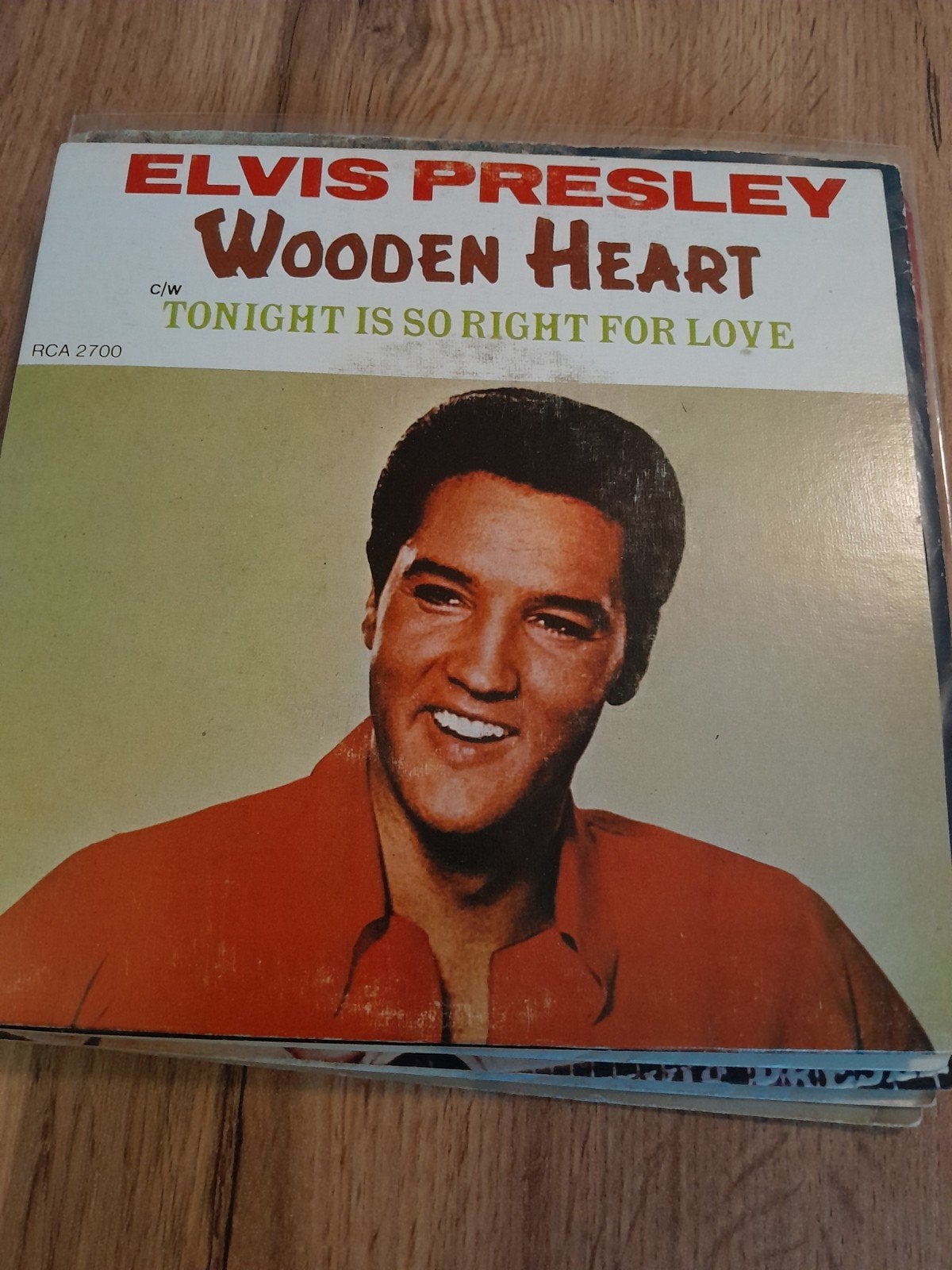 elvis presley 7inch wooden heart, Ophalen of Verzenden, Zo goed als nieuw, Pop