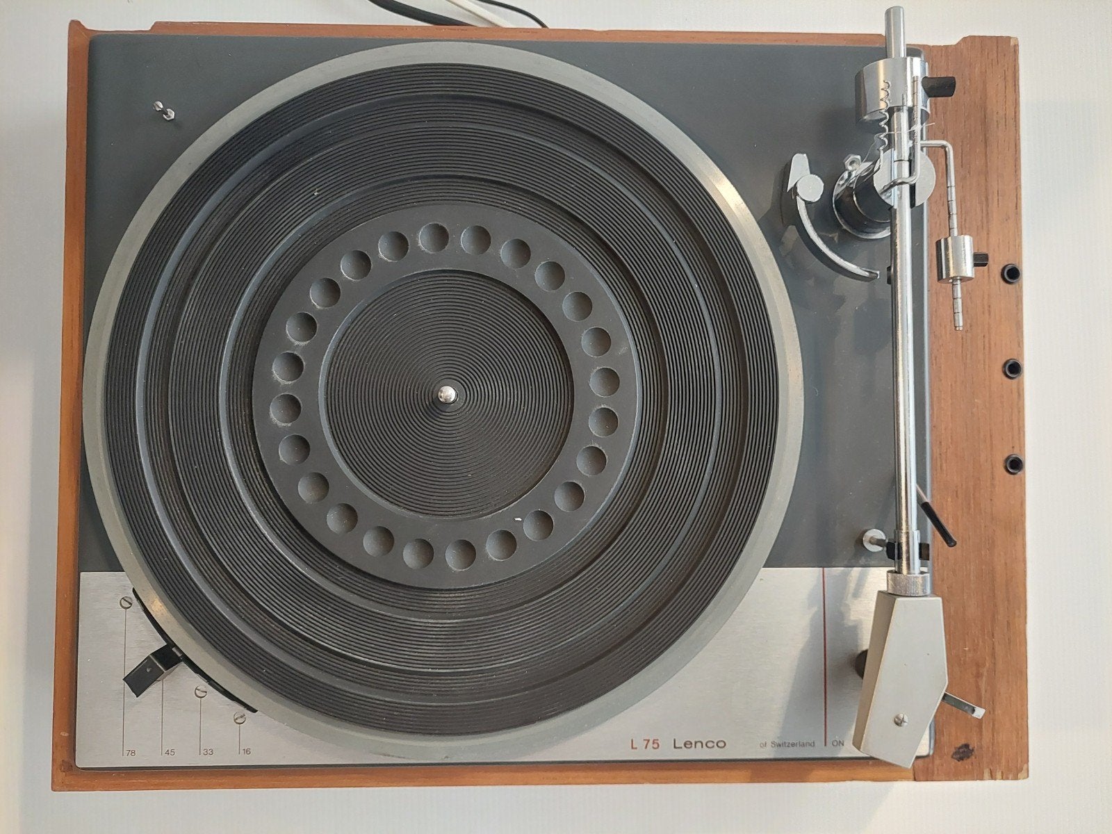 Lenco  L75, Gebruikt, Pitch-regelaar, Platenspeler, Ophalen