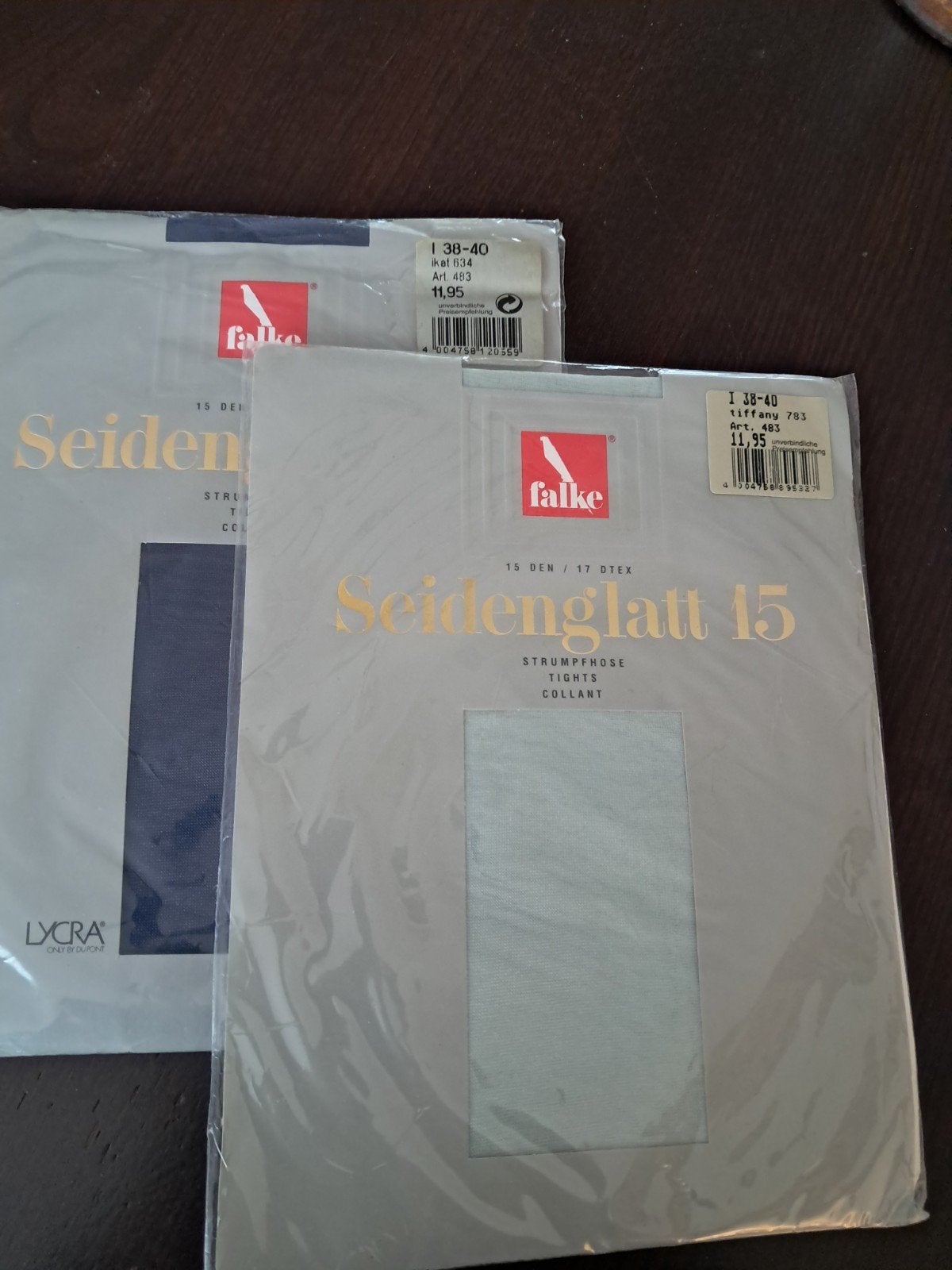 Falke seidenglatt 15 panty  tiffany lichtblauw 38-40, Blauw, Nieuw, Overige maten, Ophalen of Verzenden