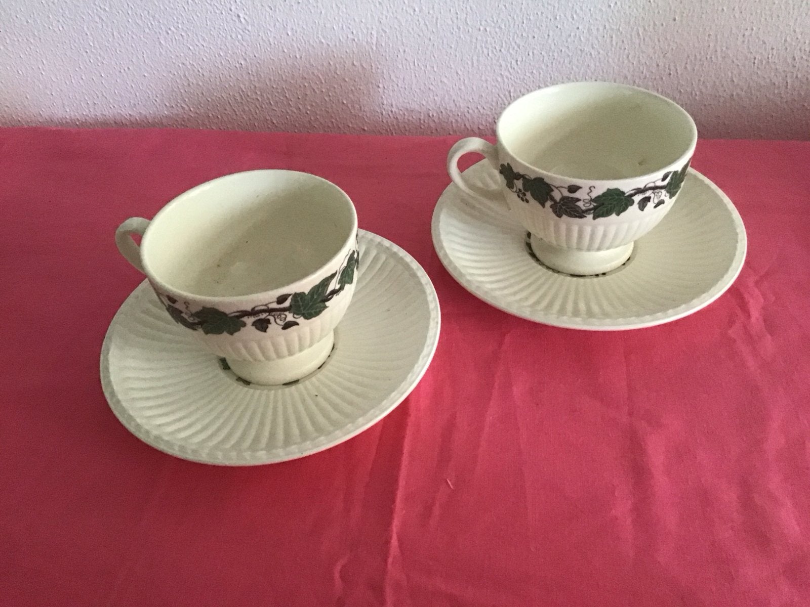 Wedgwood Stratford kop en schotel set - 2 stuks, Ophalen of Verzenden