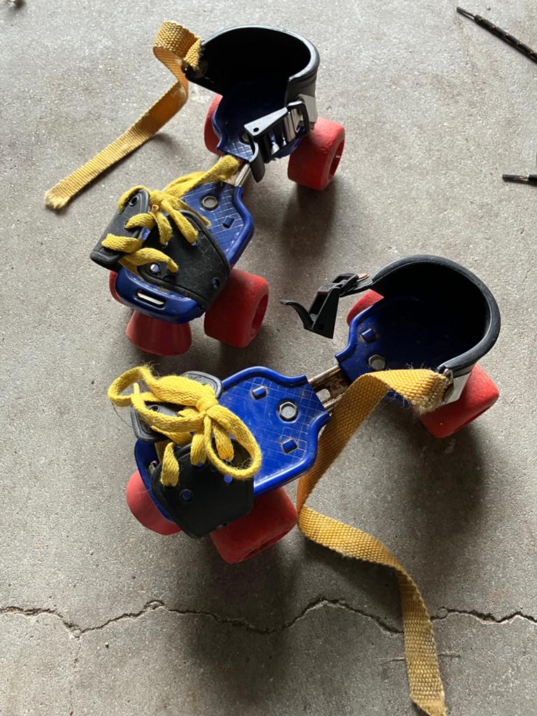 Onderbind rolschaatsen, Ophalen of Verzenden, Verstelbaar, Gebruikt, Kinderen