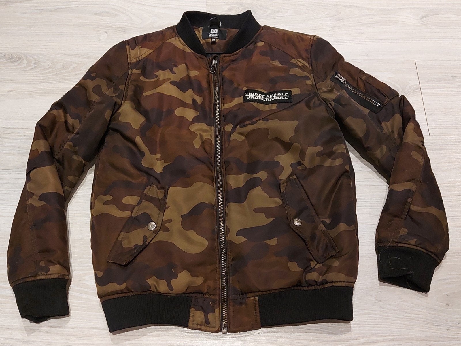 Stoere Coolcat winterjas camouflageprint maat 158-164, Kinderen en Baby's, Kinderkleding | Maat 164, Gebruikt, Jongen of Meisje