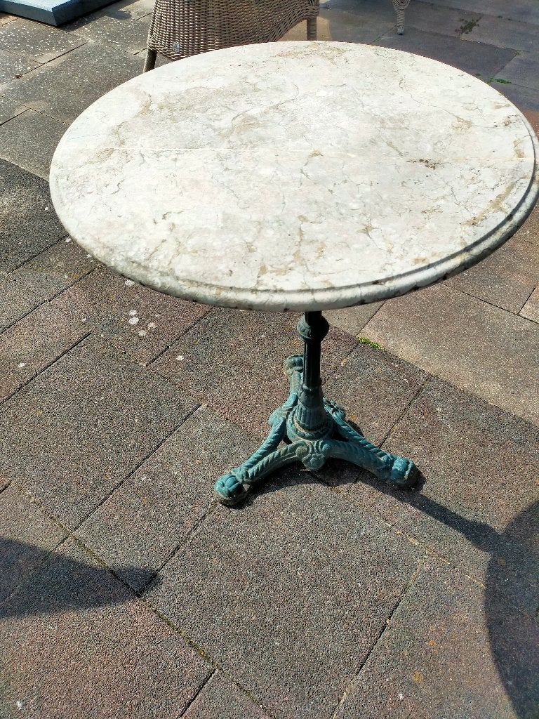tuin tafeltje, Tuin en Terras, Tuintafels, Ophalen, Gebruikt, Rond, Overige materialen
