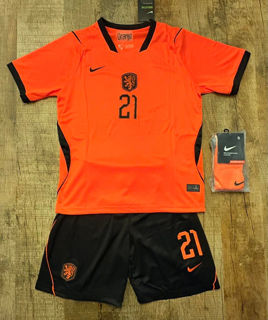 Nederlands Elftal Wk Set Incl Kousen! Nieuww, Ophalen of Verzenden, Nieuw, Jongen of Meisje, Setje