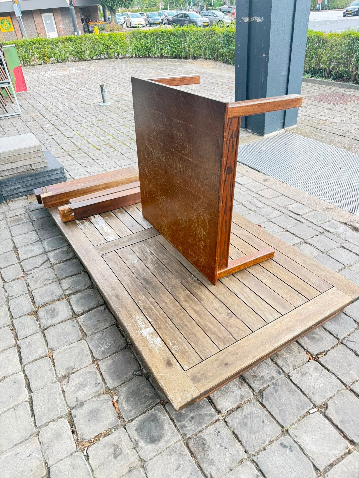 tuintafel GRATIS, Ophalen of Verzenden, Gebruikt, Rechthoekig