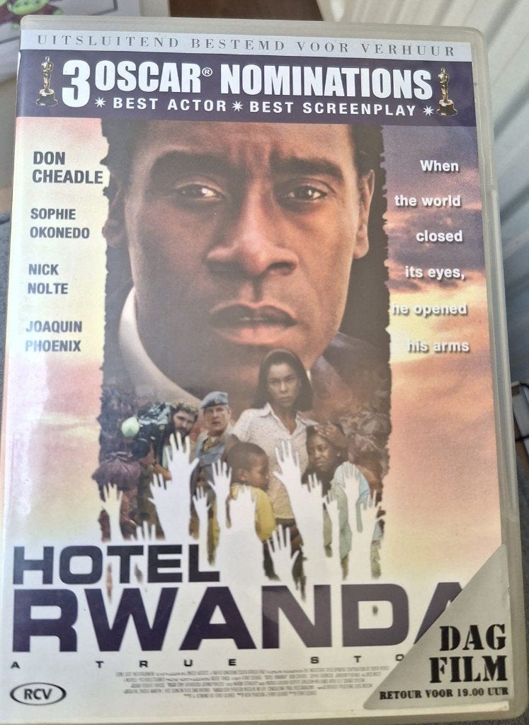 DVD Hotel Rwanda, Vanaf 16 jaar, Ophalen of Verzenden, Zo goed als nieuw, Waargebeurd drama