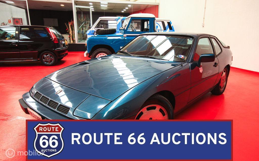 Porsche 924 Turbo | 1980 | Route 66 Auctions, Auto's, Oldtimers, Overige carrosserieën, Zwart, Bedrijf, Porsche