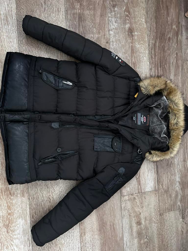 Winterjas Canadian peak zgan, Kleding | Heren, Ophalen of Verzenden, Zo goed als nieuw, Overige maten, Zwart