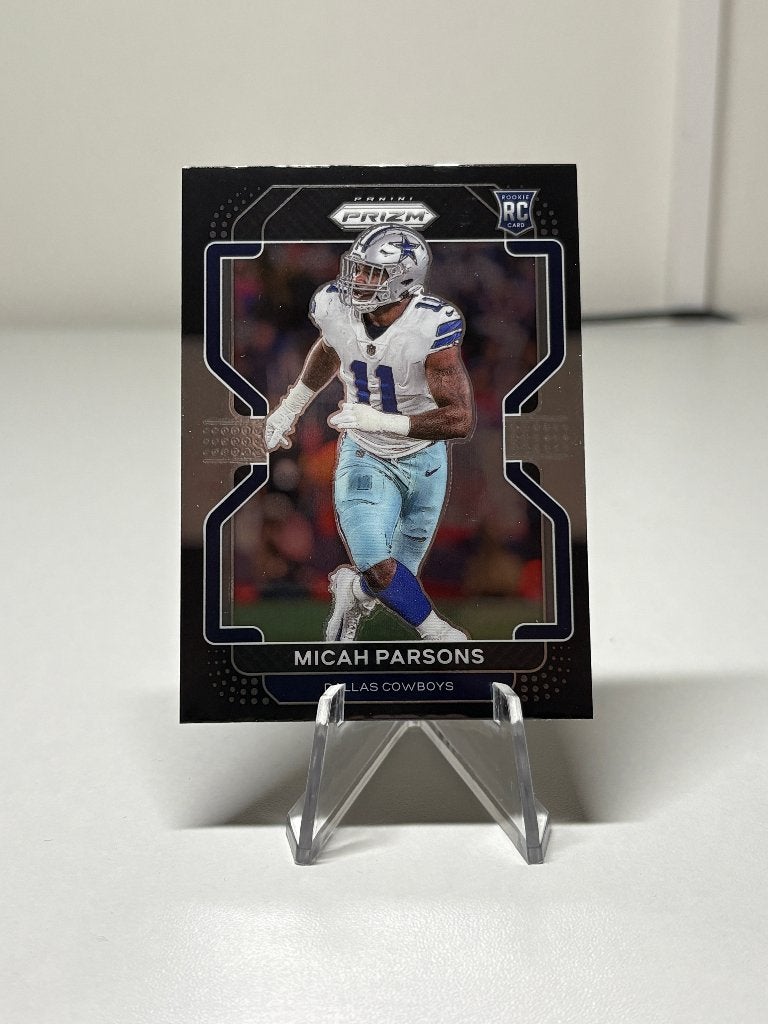 Panini Prizm NFL rookie Micah Parsons Dallas Cowboys kaart, Ophalen of Verzenden, Zo goed als nieuw, Plaatje