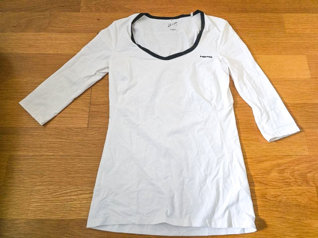 Witte Sportshirt van Head - Maat S, Wit, Ophalen of Verzenden, Hardlopen of Fietsen, Maat 36 (S)