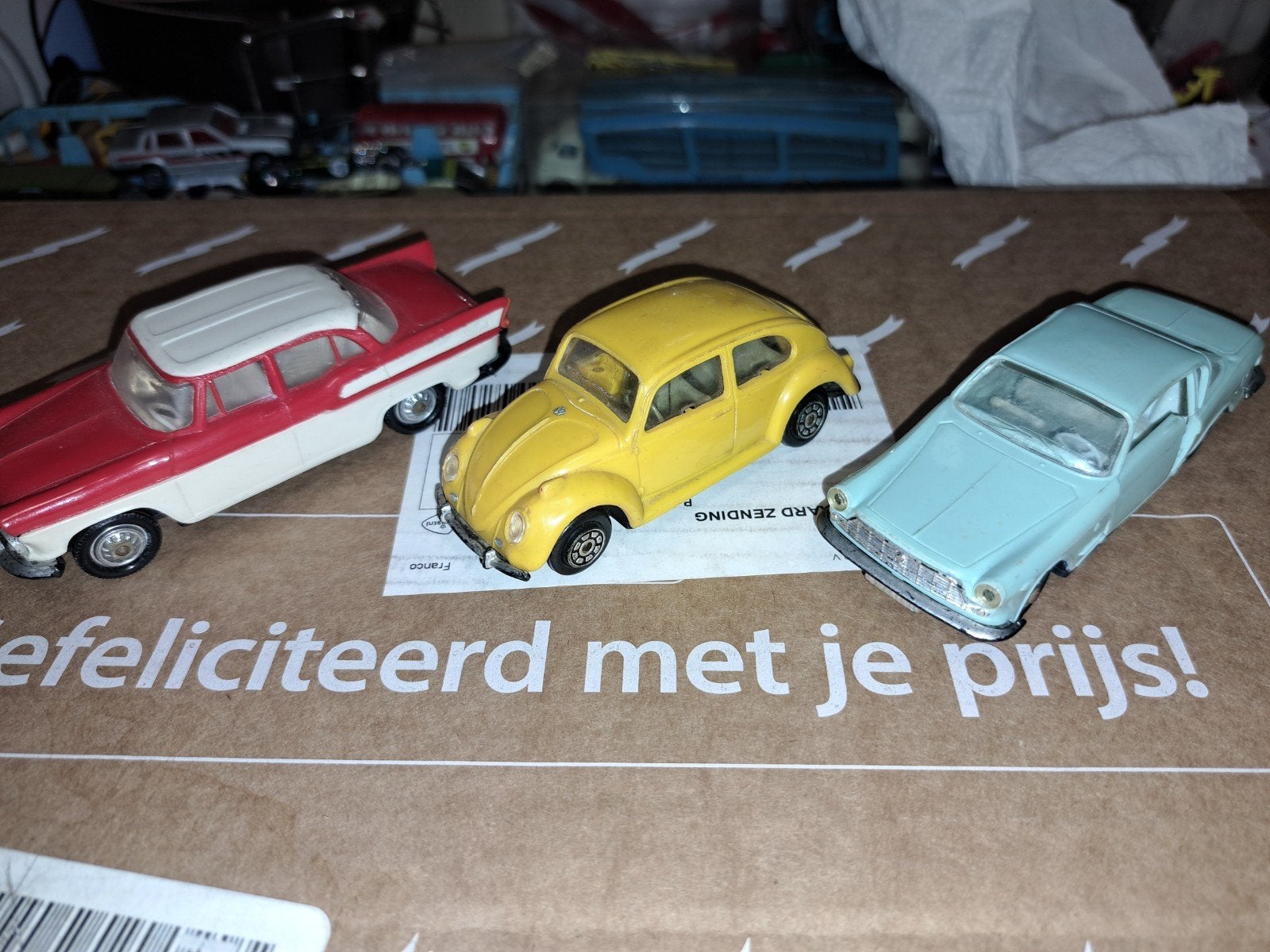 Norev plastic modellen: Fiat 2300, Kever en Simca, Ophalen of Verzenden, Gebruikt, Auto, Norev