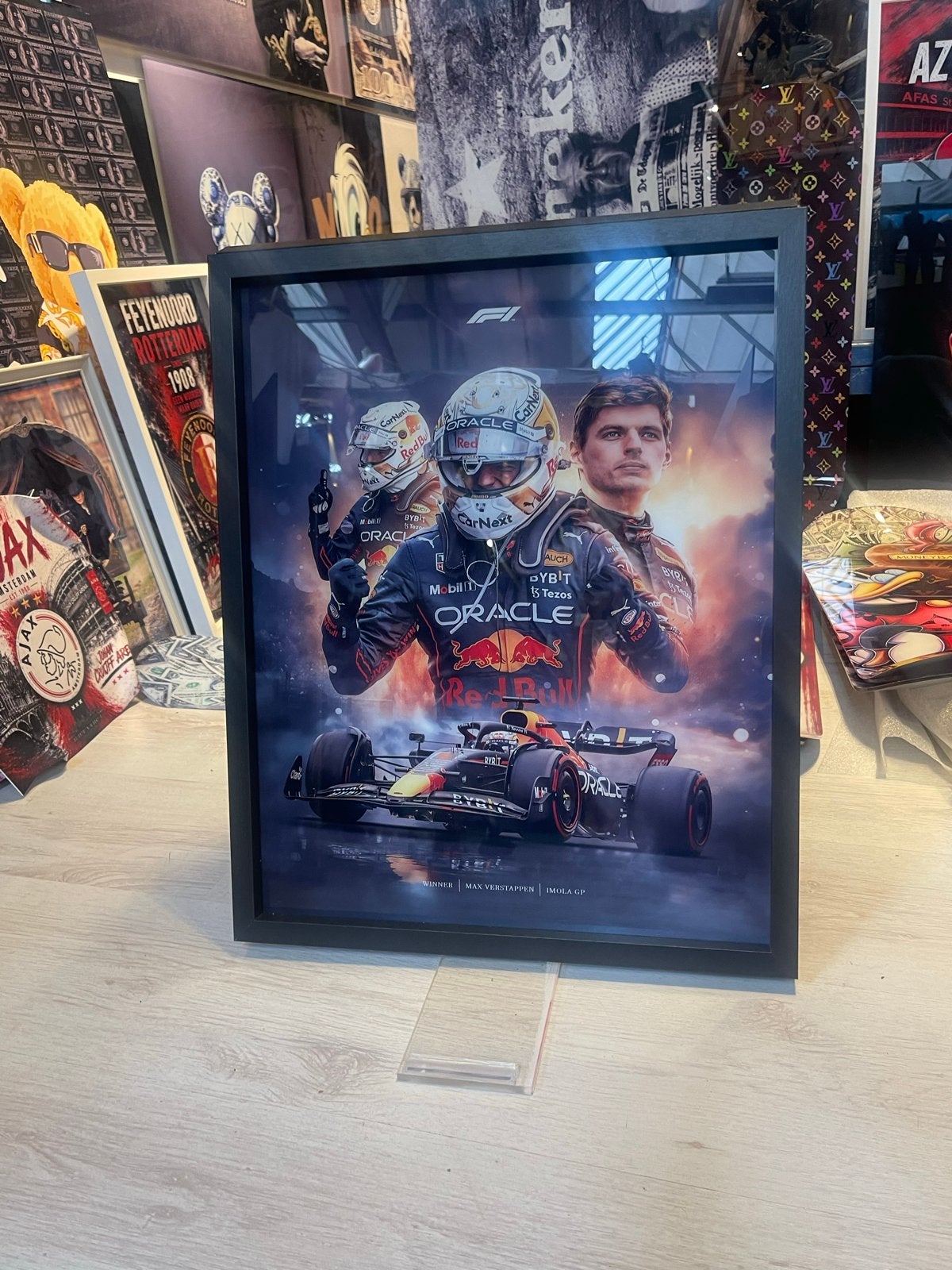 Max Verstappen F1 Poster - 55x45 cm, Ophalen of Verzenden