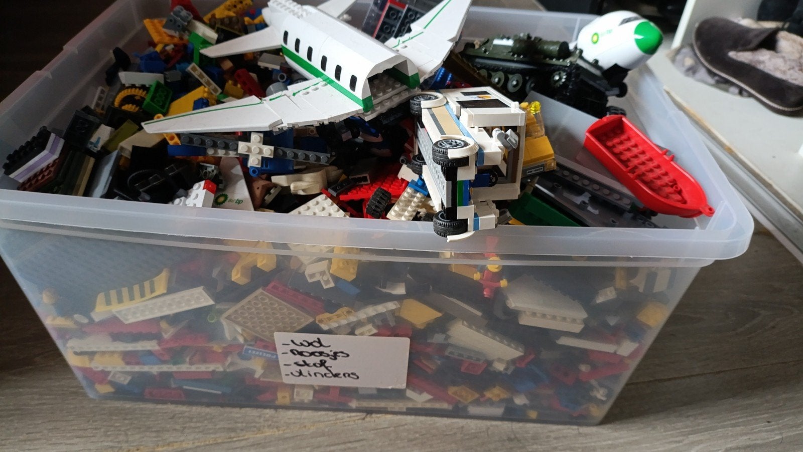Grote partij lego, Ophalen