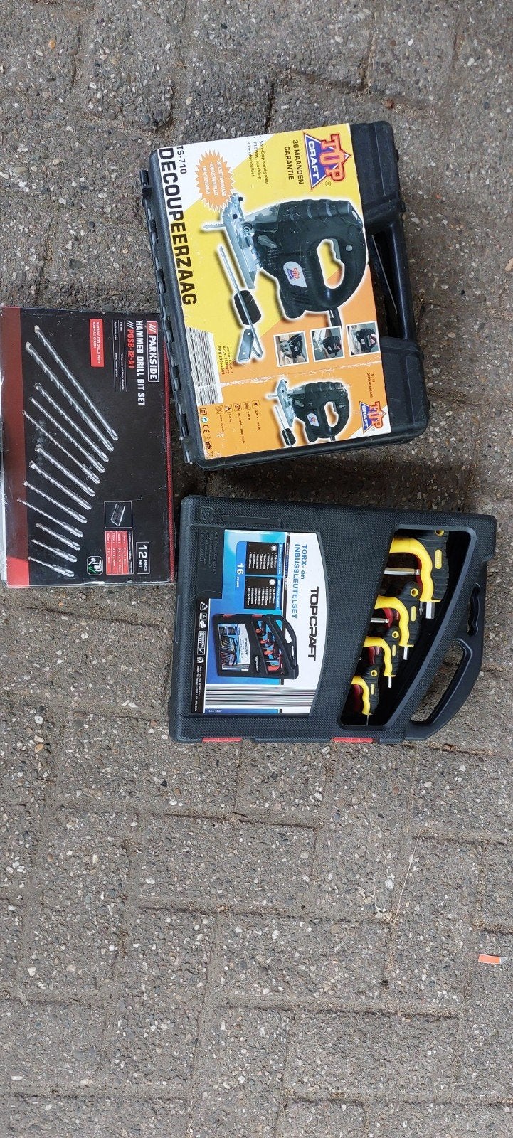 decoupeerzaag, sds boren, inbus/torx set, Doe-het-zelf en Verbouw, Gereedschap | Handgereedschap, Ophalen of Verzenden, Nieuw