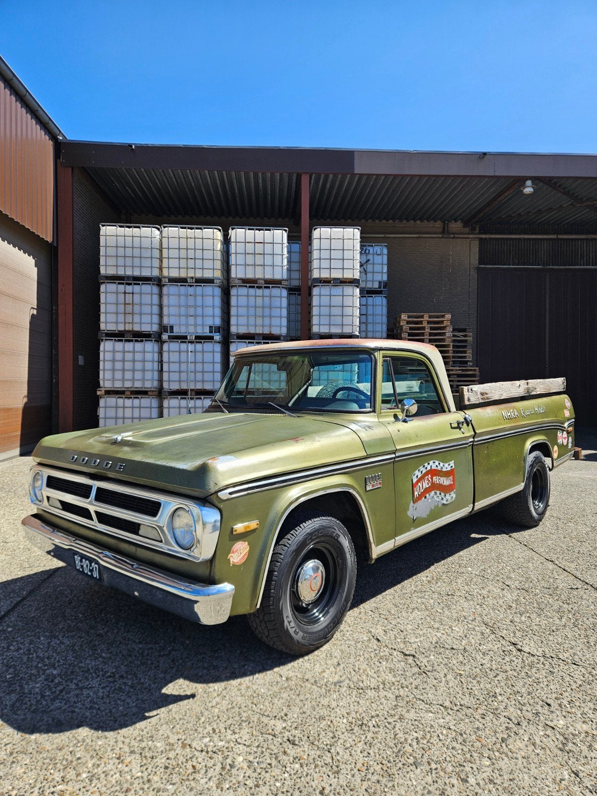 Dodge D100 Pickup V8 318 - 1970 Groen, 5235 cc, Particulier, 177 pk, Geïmporteerd