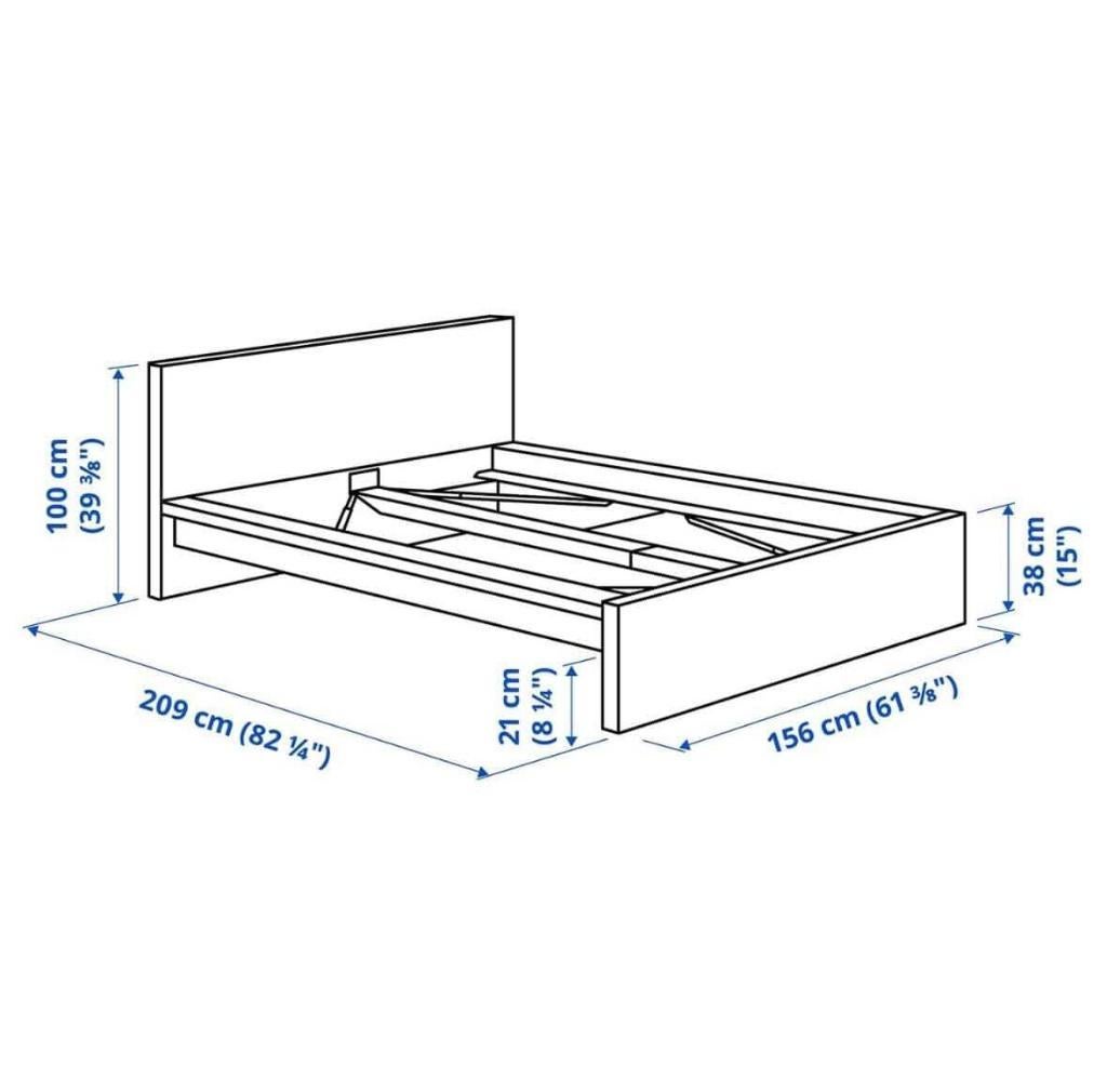 Bed twijfelaar, Ophalen, Gebruikt, 140 cm, Twijfelaar