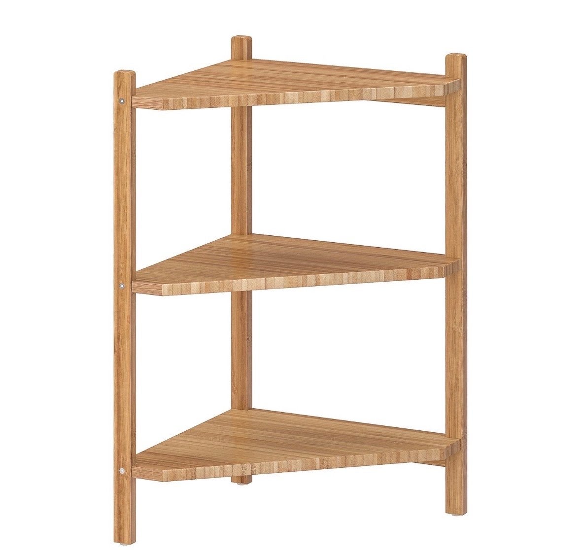 IKEA Ragrund wastafelrek bamboe 34x60 cm (2 stuks), Huis en Inrichting, Badkamer | Badkamermeubels, Ophalen, Overige typen, 50 tot 100 cm