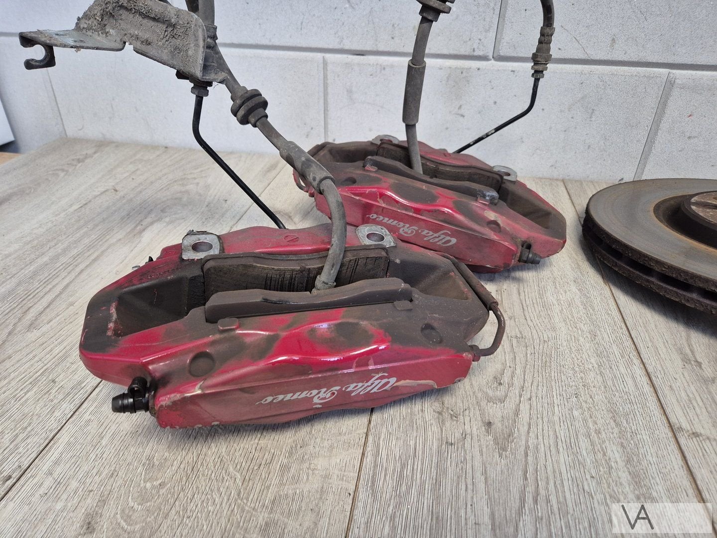 Alfa Romeo 159 remklauw set BREMBO 4 pots 305mm upgrade €300, Gebruikt, -, -, Ophalen of Verzenden