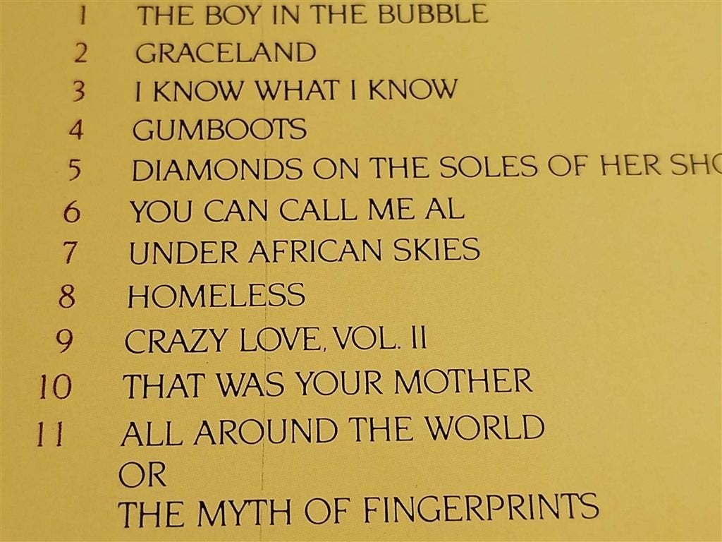 Paul Simon – Graceland, Ophalen of Verzenden, Gebruikt, Pop
