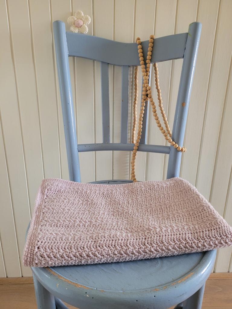 Handgemaakt babydekentje 100% wol. 75cm x 100cm, Kinderen en Baby's, Dekens, Slaapzakjes en Inbakerproducten, Ophalen of Verzenden