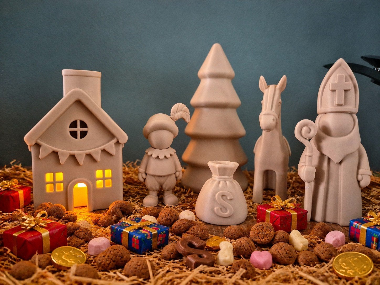 sinterklaas setje, Ophalen of Verzenden