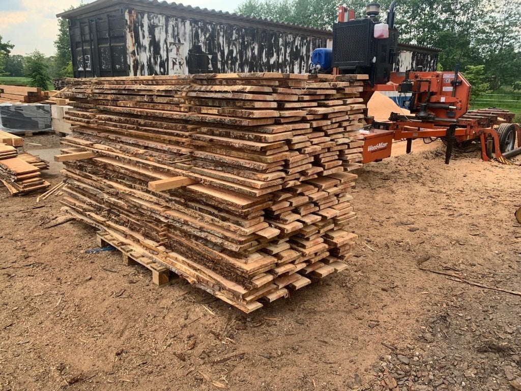 Douglas schaaldelen, Tuin en Terras, Ophalen, Nieuw, 250 cm of meer, Planken