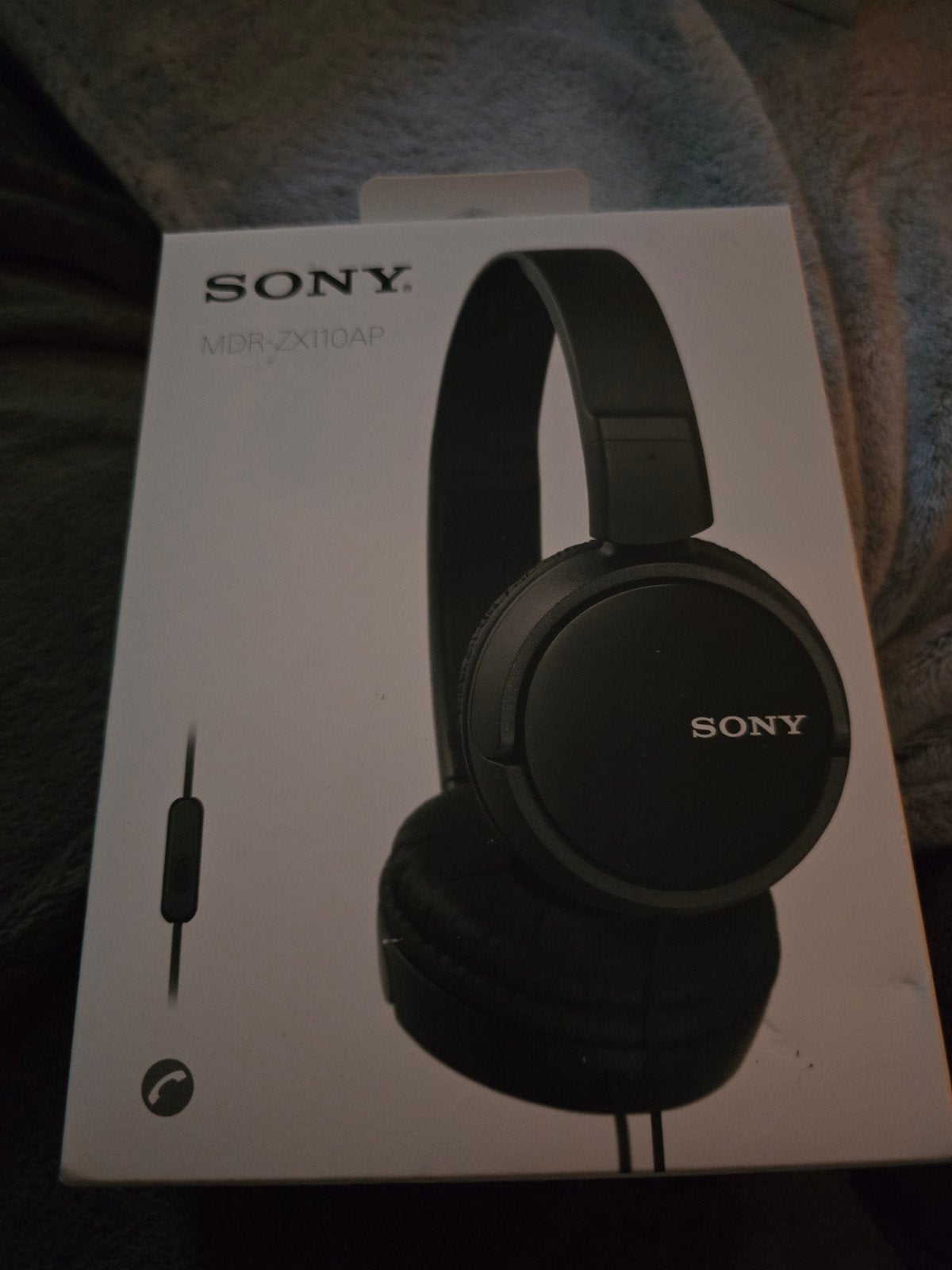 Sony MDR-ZX110AP Over-ear Koptelefoon Zwart, Nieuw, Ophalen of Verzenden, Inklapbaar, Zwart