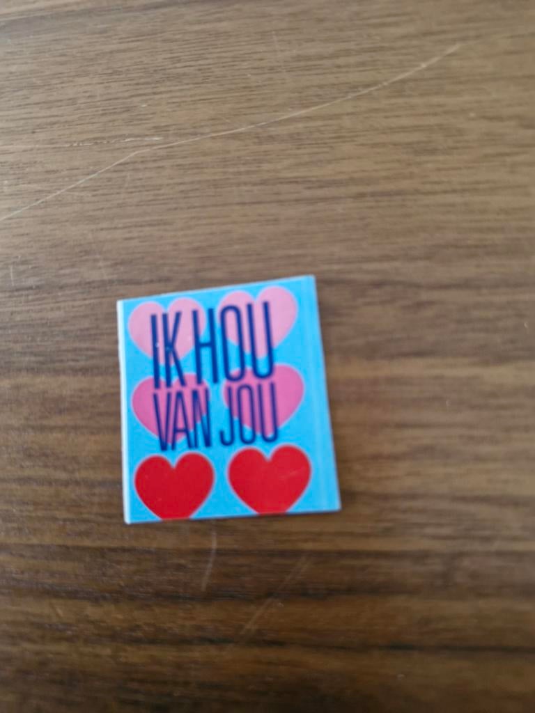 7306 Sticker Ik Hou van Jou, Ophalen of Verzenden, Zo goed als nieuw