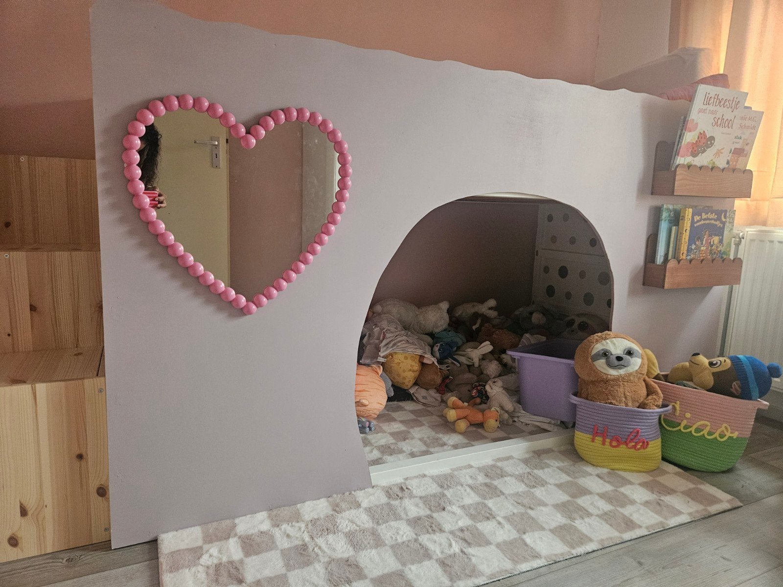 kura bed ikea (met hut), Ophalen, Gebruikt, Halfhoogslaper