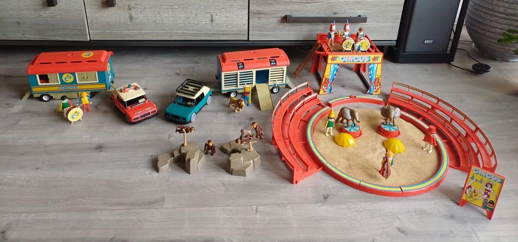 Playmobil vintage 3553, 3514, 3477 ( oa circus, woonwagen), Kinderen en Baby's, Speelgoed | Playmobil, Ophalen of Verzenden, Gebruikt
