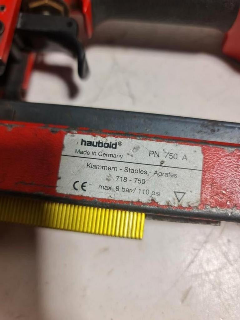 Haubold PN750A zwar niet tacker Werkt goed, Gebruikt, Ophalen of Verzenden, N.v.t, Haubold