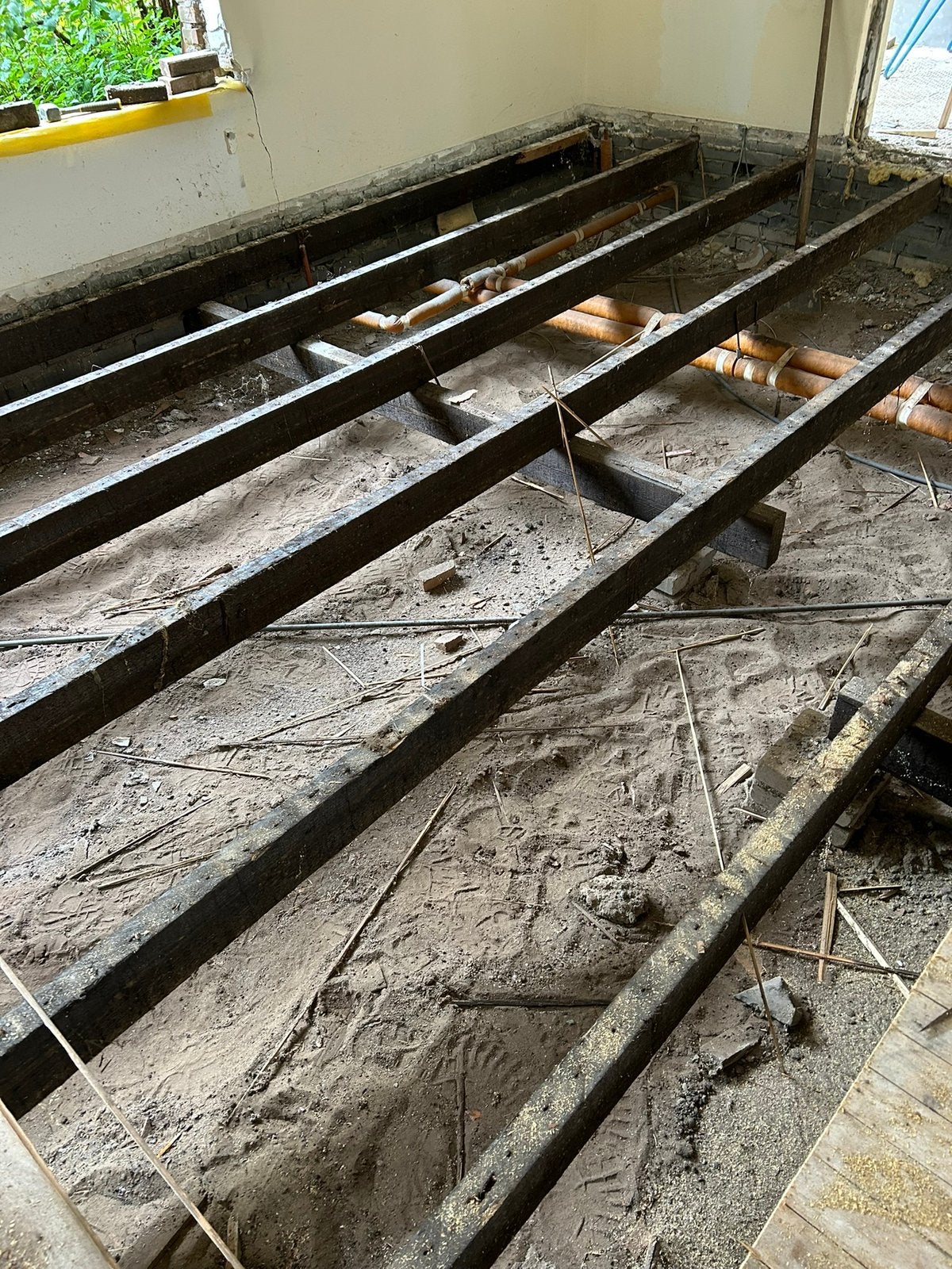 Houten balken, Ophalen, Zo goed als nieuw, Balk, Vuren