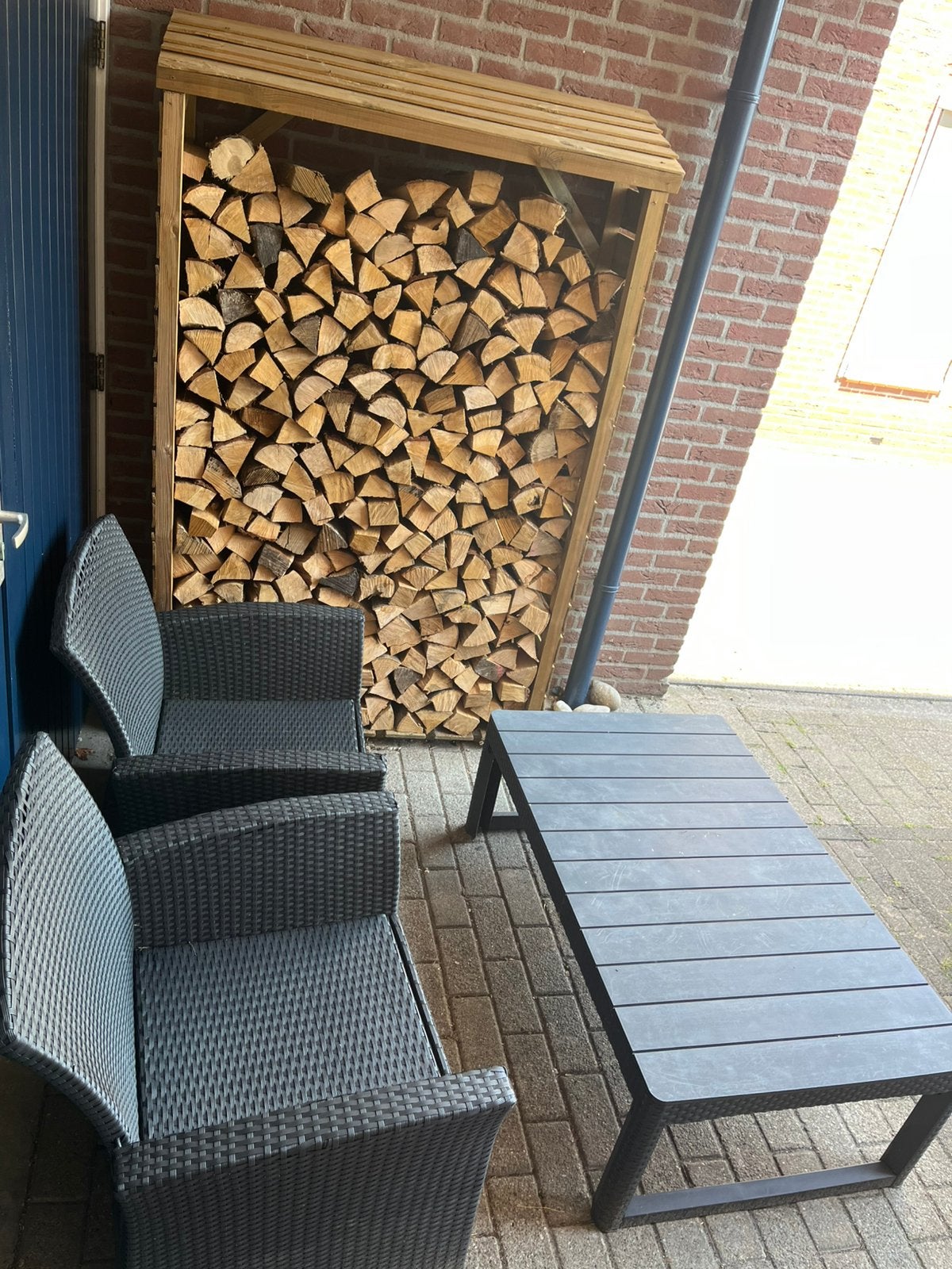Loungeset gratis op te halen, Ophalen, Zo goed als nieuw, Kunststof