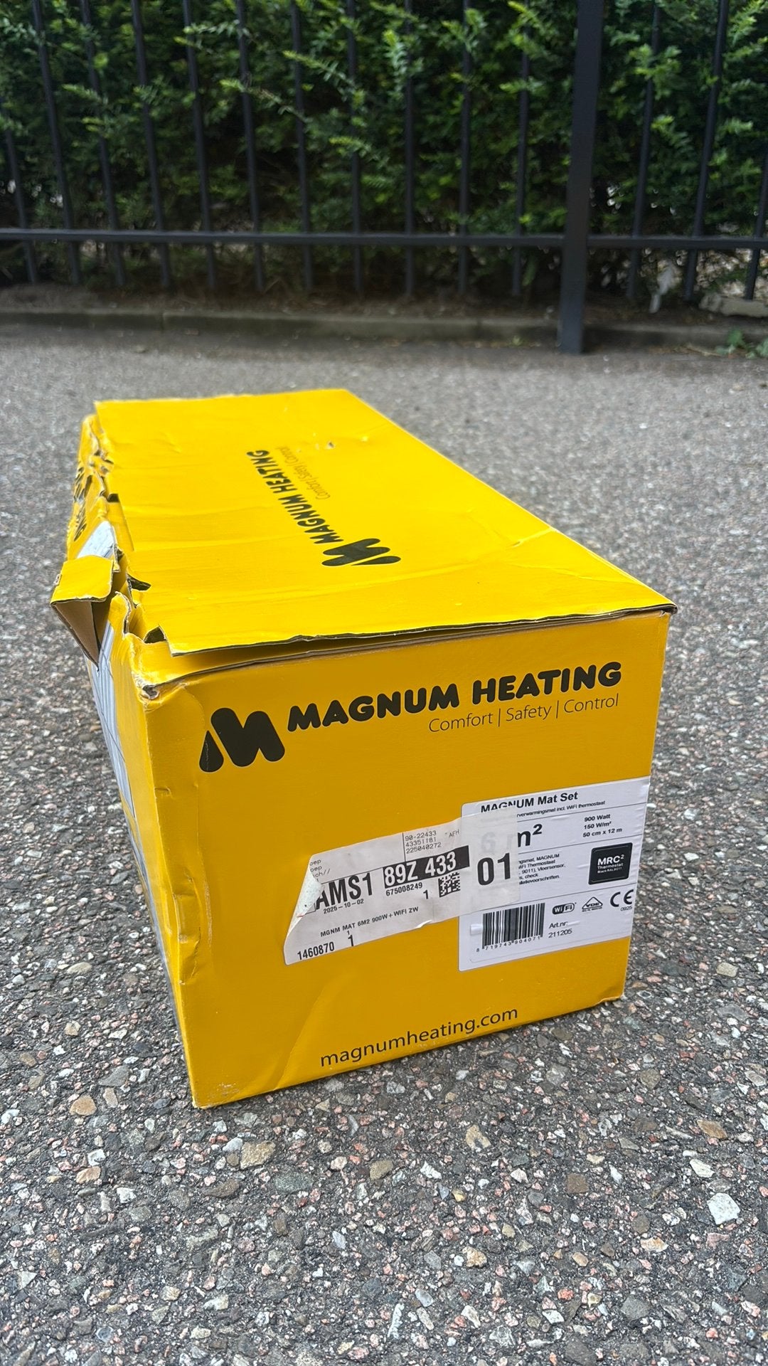 Magnum Heating Mat Set, 900 Watt, 6 m² (50 cm x 12 m)., Ophalen of Verzenden, Nieuw, Minder dan 60 cm, Minder dan 30 cm